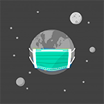 mundo con mascarilla
