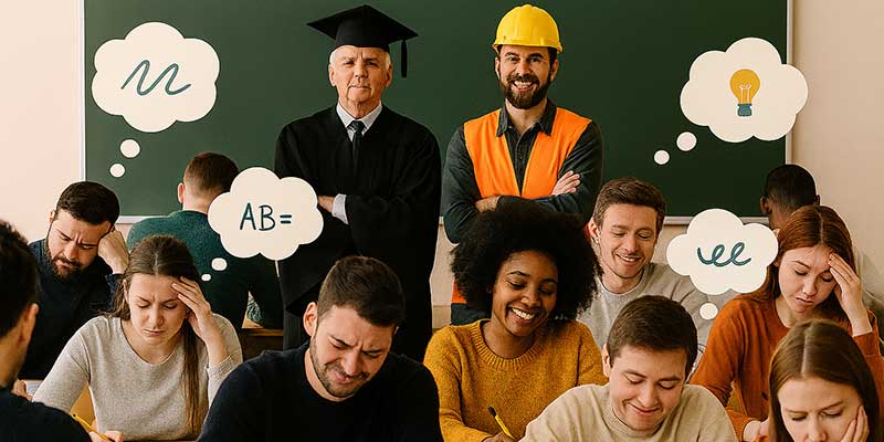 Examenes para memorizar conocimientos o para aprender, comprender y ejercitar.